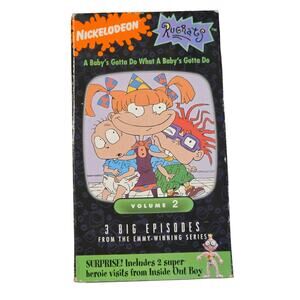 Rugrats  Vol. 2 - A Baby's Gotta Do What A Baby's Gotta Do (VHS) 1993 tested